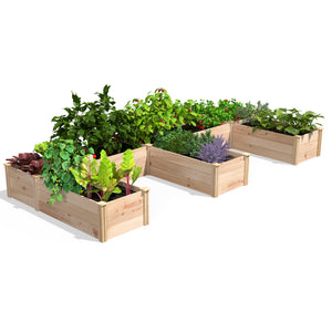 Premium Cedar E-Shaped Raised Garden Bed RCLEP / RCBEP