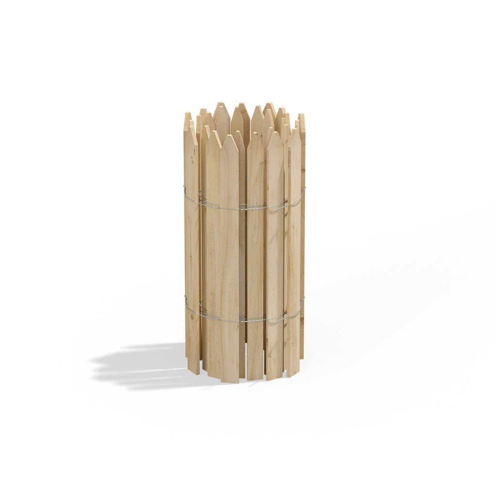 Cedar Garden Picket Fence 15 ft x 2 ft RC14C
