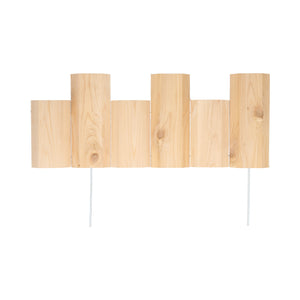 Cedar Wood Landscape Edging 18 in. W x 5-7 in. H x 3/4 in. D (12-Pack) RC42-12PK