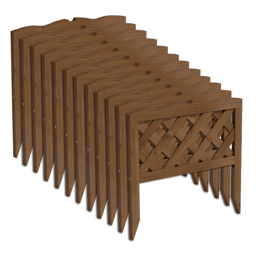 Lattice Picket Border Fence 19.5 in x 19 in RC571-BULK