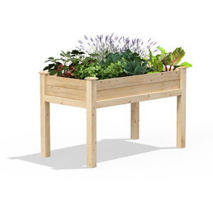 Original Cedar Elevated Garden Bed 24 in x 48 in x 31 in RCEV2448 RCEV2448NF