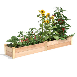 Premium Cedar Raised Garden Bed 16 in x 8 ft x 11 in RC169612P