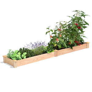 Premium Cedar Raised Garden Bed 16 in x 8 ft x 5.5 in RC16966P