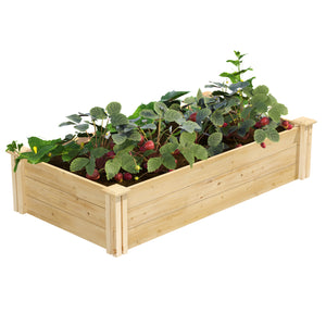 Original Cedar / Pine Raised Garden Bed 2 ft x 4 ft x 10.5 in RC24484T / RCP24484T