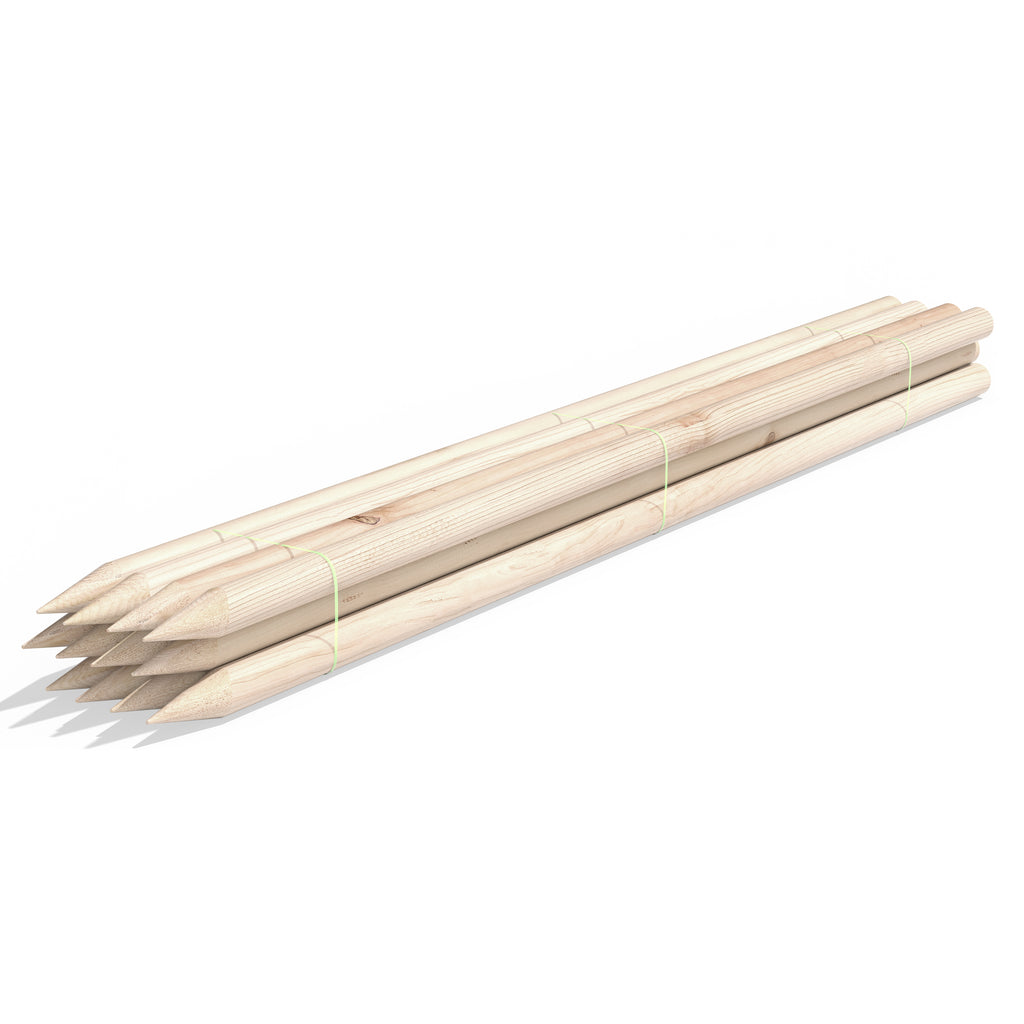 Lodge Pole Tree Stake 6 ft (12 Pack) RC80NR612U