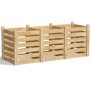 2 ft. Wide Cedar Wood Composter, Multiple Lengths