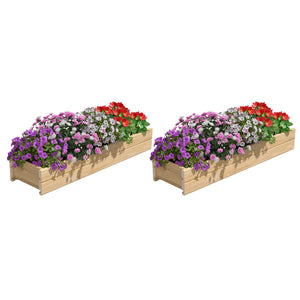 Cedar Wood Planter Box