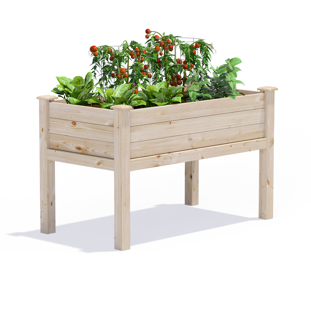 Original Pine Elevated Garden Bed 24 in x 48 in x 31 in RCPEV2448 - Sale Price Will Update in Cart