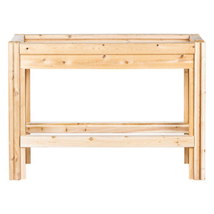 Six or Twelve Bucket Cedar Storage Shelves, 44 in. or 84 in. x 16 in. x 30 in. RCBGS6ST-20