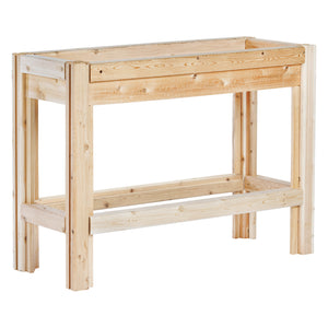 Six or Twelve Bucket Cedar Storage Shelves, 44 in. or 84 in. x 16 in. x 30 in. RCBGS6ST-20