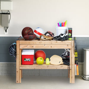 CEDAR STORAGE SHELVES