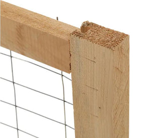 CritterGuard® Cedar Fence Set for 4 ft x 8 ft Cedar Raised Bed RCCG8PK