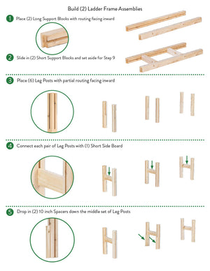Six Bucket Elevated Cedar Wood Garden Frame, 84 in. x 16 in. x 20 or 30 in. RCBG3SW3SH-8 RCBG3TW3TH-7