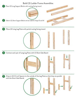 Two-Tiers Nine Bucket Elevated Cedar Wood Garden Frame, 43 in. x 43 in. x 30 in. RCBG3TW23SA-2
