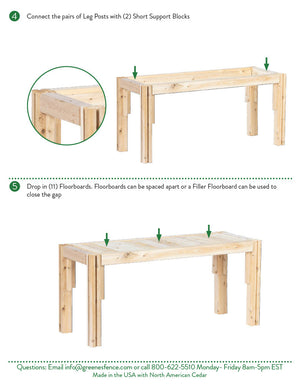Cedar Storage Shelf, 44 in. x 16 in. x 20 in. RCBGS3SHS-30