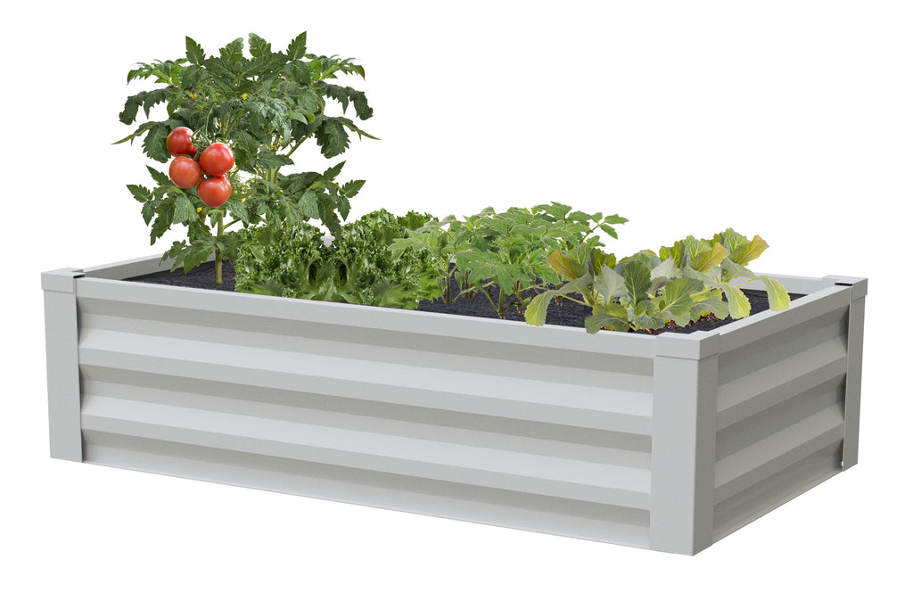 Repackaged Metal Raised Garden Bed 48 in x 24 in x 10 in RCM10AI RCM10TB RCM10W RCM10FG