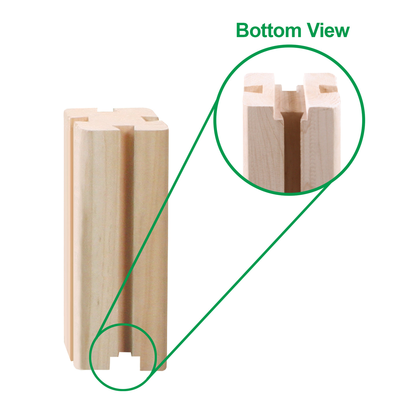Cedar Track Post 8 in x 2.5 in x 2.5 in RCTR | Greenes Fence – Greenes ...