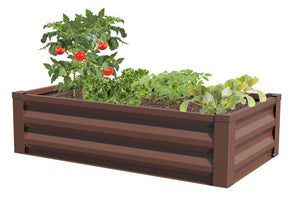 Metal Raised Garden Bed 47 in x 26 in x 12 in RCM24TB