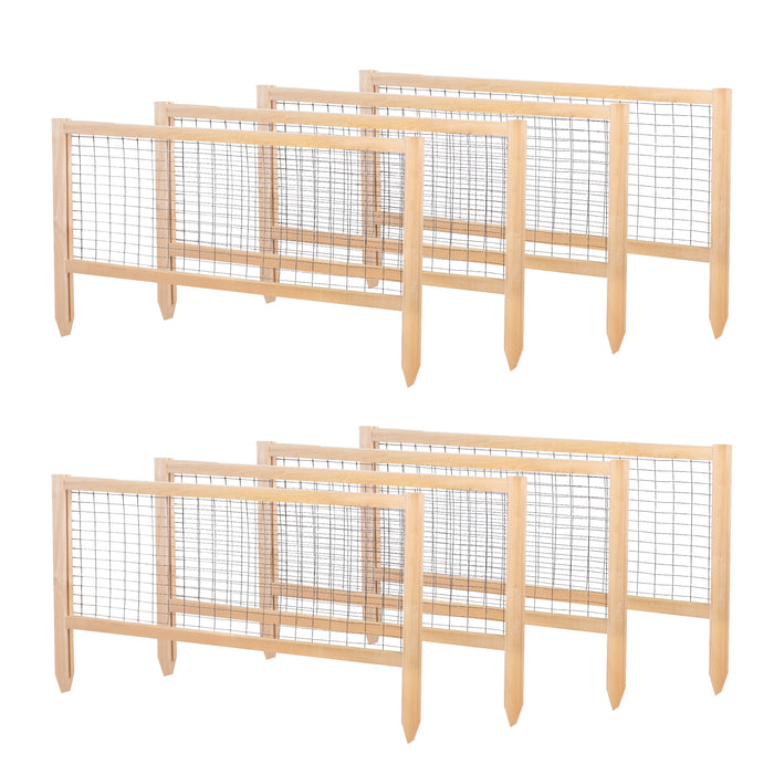 CritterGuard® Cedar Fence Set for 4 ft x 8 ft Cedar Raised Bed RCCG8PK